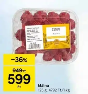 Tesco Málna 125g ajánlat