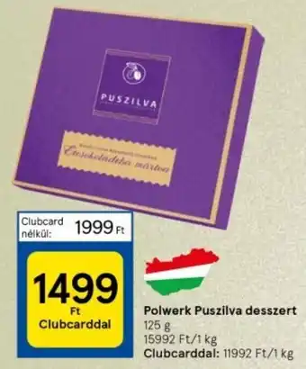 Tesco Polwerk Puszilva desszert 125g ajánlat