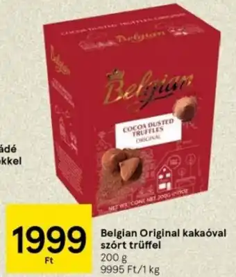 Tesco Belgian Original kakaóval szórt trüffel 200g ajánlat
