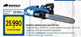 Tesco Buffalo elektromos láncfűrész 2000w 40,5cm ajánlat