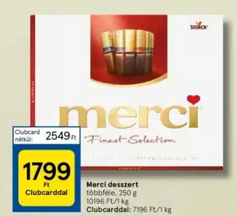 Tesco Merci desszert 250g ajánlat