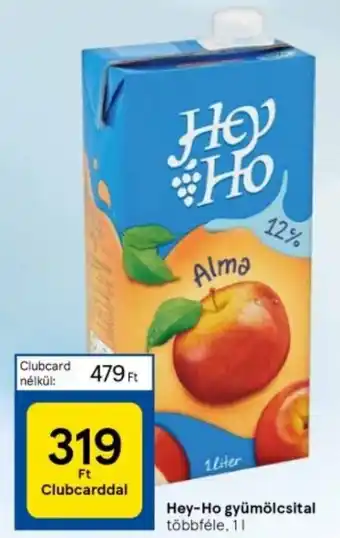 Tesco Hey Ho gyümölcsital 1l ajánlat