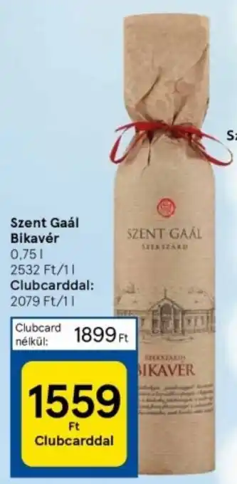 Tesco Szent Gaál Bikavér 0,75l ajánlat
