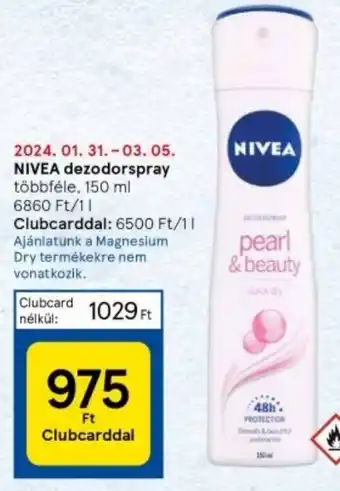 Tesco NIVEA dezodorspray 150ml ajánlat