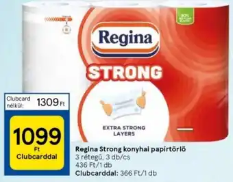 Tesco Regina Strong konyhai papírtörlő 3db ajánlat
