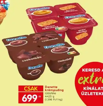 Spar Danette krémpuding többféle 4x125 g ajánlat