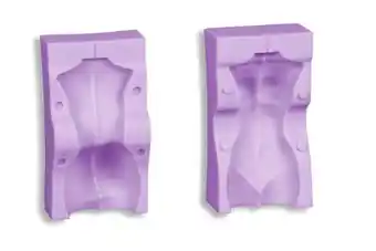 10 cm-es női test szilikon fondant formázó, öntőforma