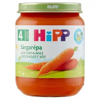Rossmann Hipp Bio Bébiétel Sárgarépa 4 Hónapos Kortól - 125 g ajánlat