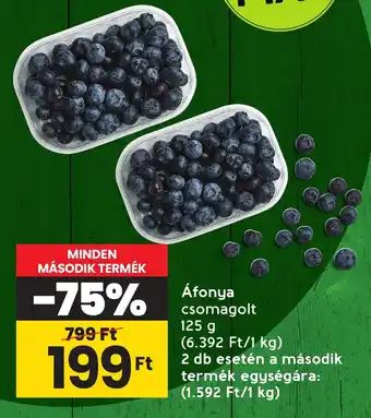 Spar Áfonya csomagolt 125g ajánlat