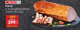 Spar Karaj 10dkg ajánlat