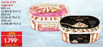 Spar Carte d'Or jégkrém 825ml, 850ml, 900ml ajánlat