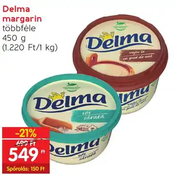 Spar Delma margarin 450g ajánlat