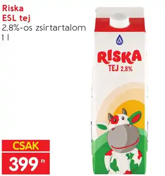 Spar Riska ESL tej 2,8% 1l ajánlat