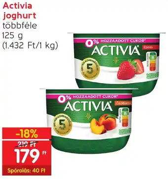 Spar Activia joghurt 125g ajánlat