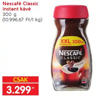 Spar Nescafé Classic instant kávé 300g ajánlat