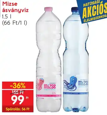 Mizse ásványvíz 1,5l