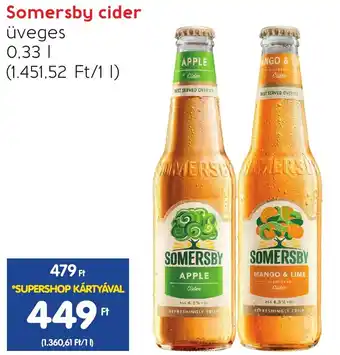 Spar Somersby cider 0,33l ajánlat