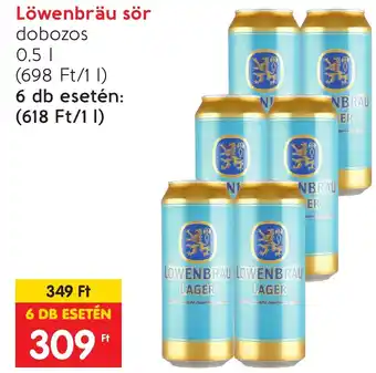 Spar Löwenbräu sör 0,5l ajánlat