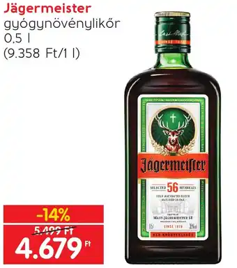 Spar Jägermeister 0,5l ajánlat