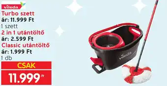 Vileda Turbo szett 1db