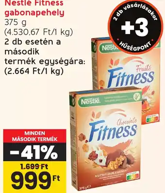Spar Nestlé Fitness gabonapehely 375g ajánlat