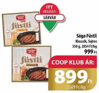 Coop Sága Füstli 350g ajánlat