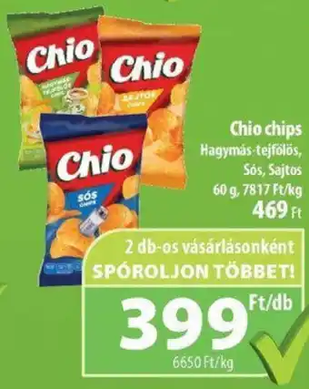 Coop Chio chips 60g ajánlat