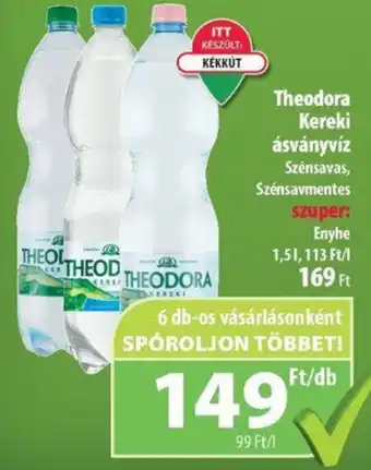 Coop Theodora Kereki ásványvíz 1,5l ajánlat