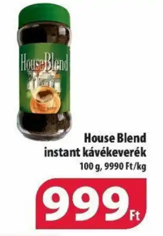 Coop House Blend instant kávékeverék 100g ajánlat