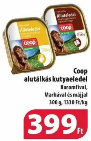 Coop Coop alutálkás kutyaeledel 300g ajánlat