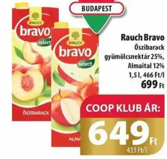 Coop Rauch Bravo 1,5l ajánlat