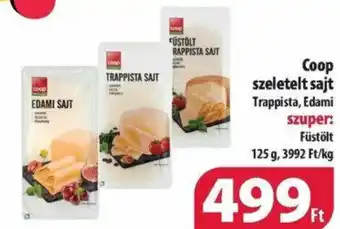 Coop Coop szeletelt sajt 125g ajánlat