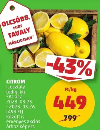 PENNY CITROM 1kg ajánlat