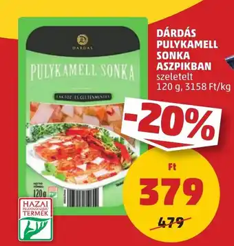 PENNY DÁRDÁS PULYKAMELL SONKA ASZPIKBAN 120g ajánlat