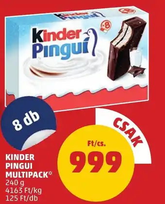 PENNY KINDER PINGUI MULTIPACK 240g 8db ajánlat
