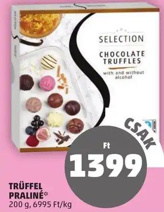 PENNY TRÜFFEL PRALINÉ 200g ajánlat