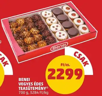 PENNY BENEI VEGYES ÉDES TEASÜTEMÉNY 700g ajánlat