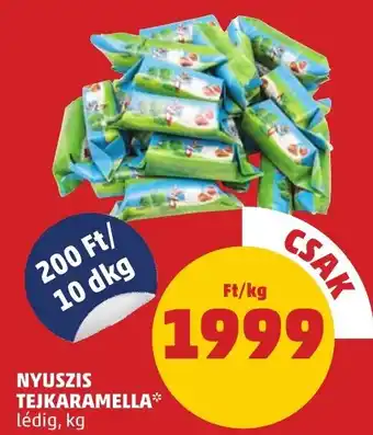 NYUSZIS TEJKARAMELLA 1kg