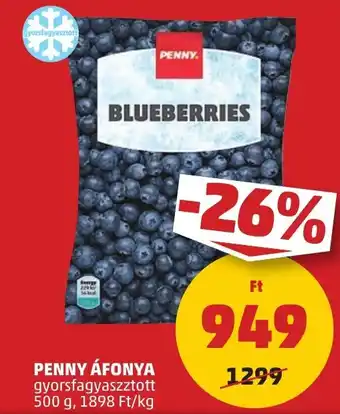 PENNY PENNY ÁFONYA 500g ajánlat