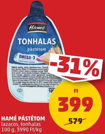 PENNY HAMÉ PÁSTÉTOM 100g ajánlat