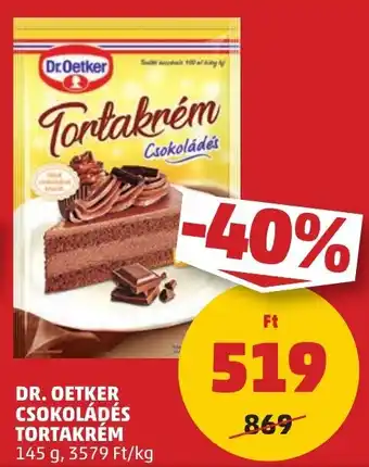 PENNY DR. OETKER CSOKOLÁDÉS TORTAKRÉM 145g ajánlat