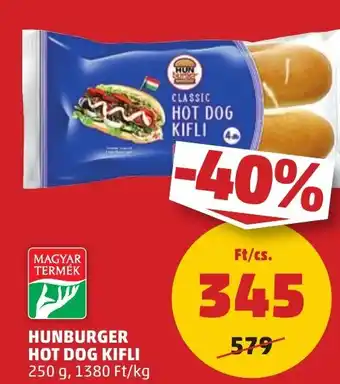 PENNY HUNBURGER HOT DOG KIFLI 250g ajánlat