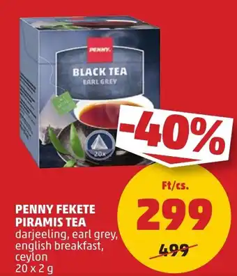 PENNY PENNY FEKETE PIRAMIS TEA 20x2g ajánlat