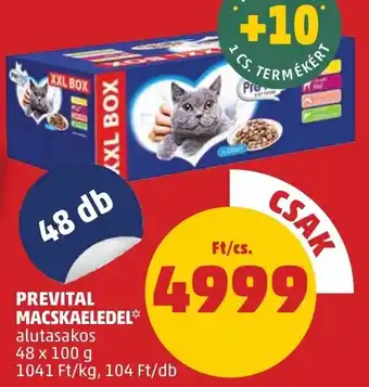 PREVITAL MACSKAELEDEL 48x100g