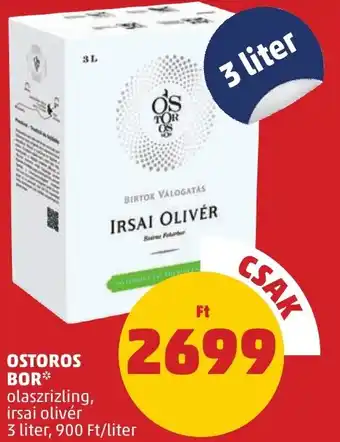 PENNY OSTOROS BOR 3l ajánlat
