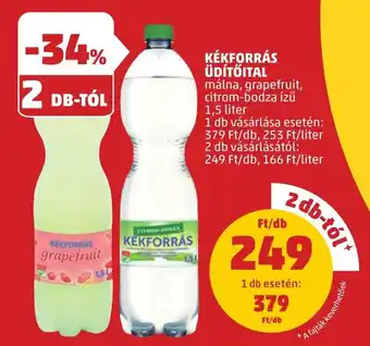 PENNY KÉKFORRÁS ÜDÍTŐITAL 1,5l ajánlat