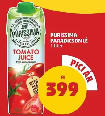 PENNY PURISSIMA PARADICSOMLÉ 1l ajánlat