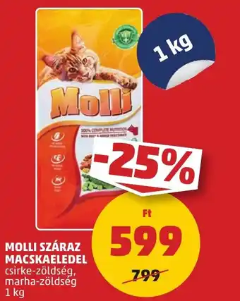 PENNY MOLLI SZÁRAZ MACSKAELEDEL 1kg ajánlat