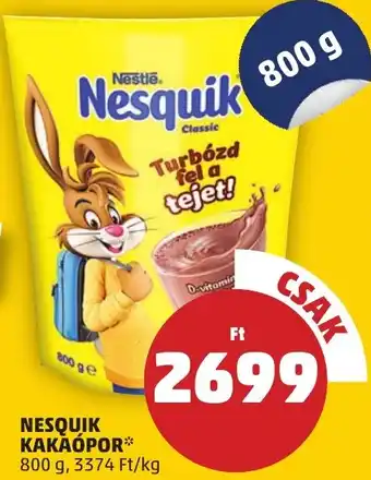 PENNY NESQUIK KAKAÓPOR 800g ajánlat