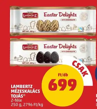 PENNY LAMBERTZ MÉZESKALÁCS TOJÁS 250g ajánlat